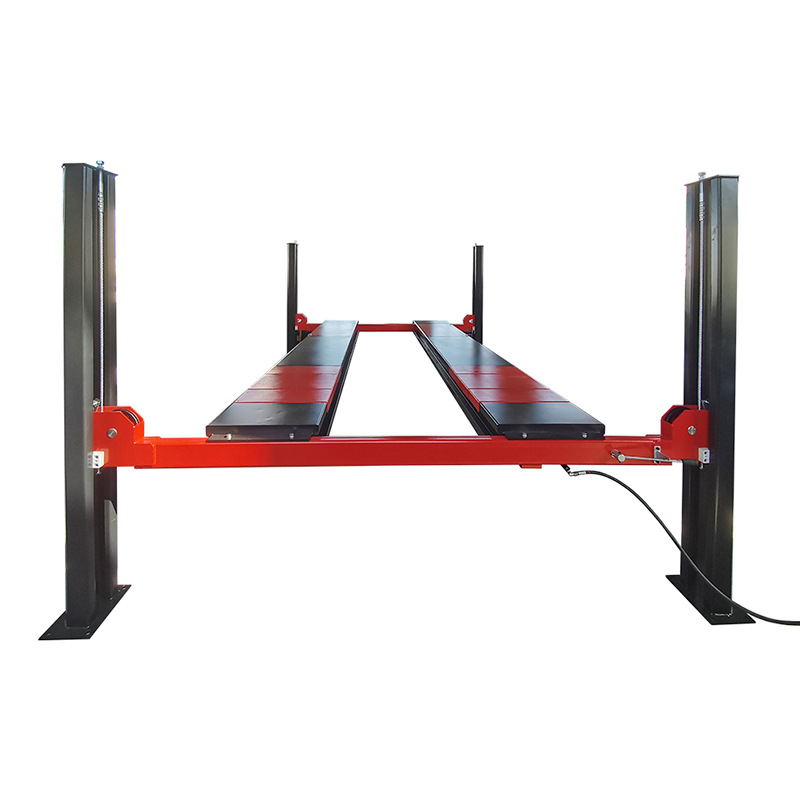 Suministro plataforma elevadora de coches de cuatro columnas plataforma elevadora de coches ascensor