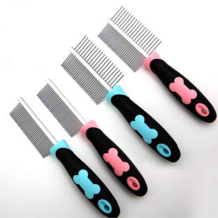 Dog Comb Pet Grooming Long Tooth Hair Beauty Comb Special Detangling Teddy Grooming Straight Comb Supplies Direct Manufacturer