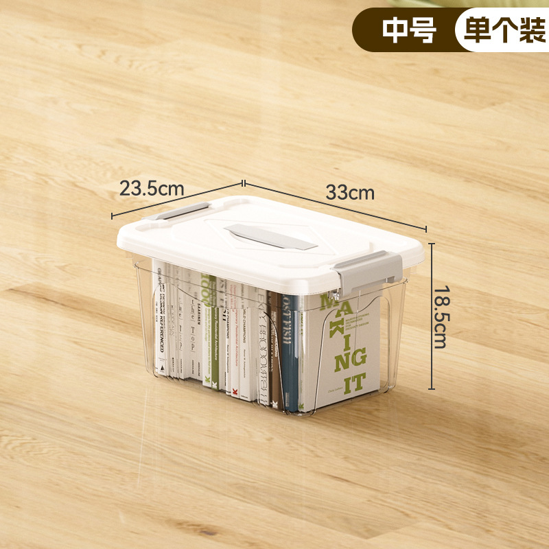 투명화이트[33*23.5*18.5cm] M사이즈