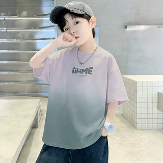 潮牌百搭夏季男童短袖儿童t恤2026新款宝宝上衣帅气时尚男孩半袖