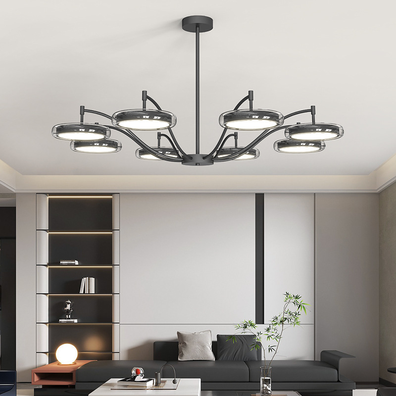 Lámpara de sala de estar nórdica de espectro completo minimalista italiana moderna lámpara de comedor lámpara de bar lámpara de comedor de lujo