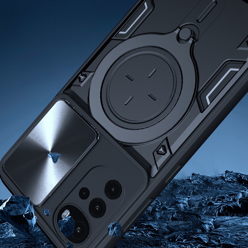Rugged Phone Case With Ring Bracket For Moto Edge 40 Pro And G73_voghion.com