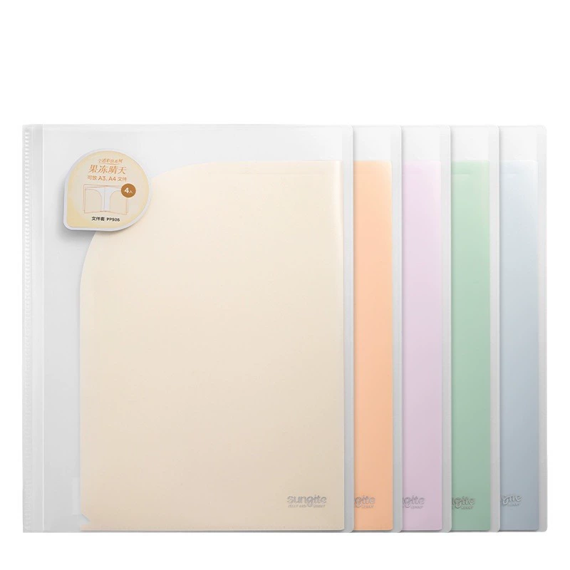 Deli PP506/PP507 Jelly Sunny Day 3_4 Enter/10 Insert Page File Classification Paper Data Classification Storage