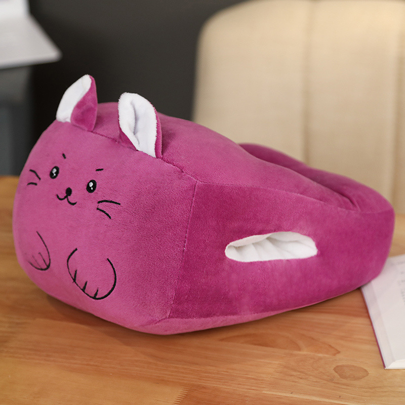 Almohada para Siesta de Oficina y Estudiantes de Felpa con Calentador de Manos