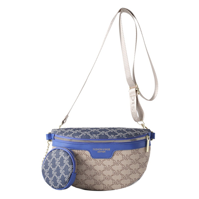 Bolsos al por mayor transfronterizos para mujeres 2025, bolsos de cintura de moda, bolsos de hombro anchos, bolsos de hombro, lujosos