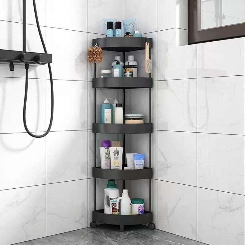 Triangular Corner Shelf for Home Use in the Toilet, Bathroom, Storage, Narrow Spaces, Thickened Multi-Layer Kitchen Storage Rack Triangular Corner Shelf for Home Use in the Toilet, Bathroom, Storage, Narrow Spaces, Thickened Multi-Layer Kitchen Storage Rack