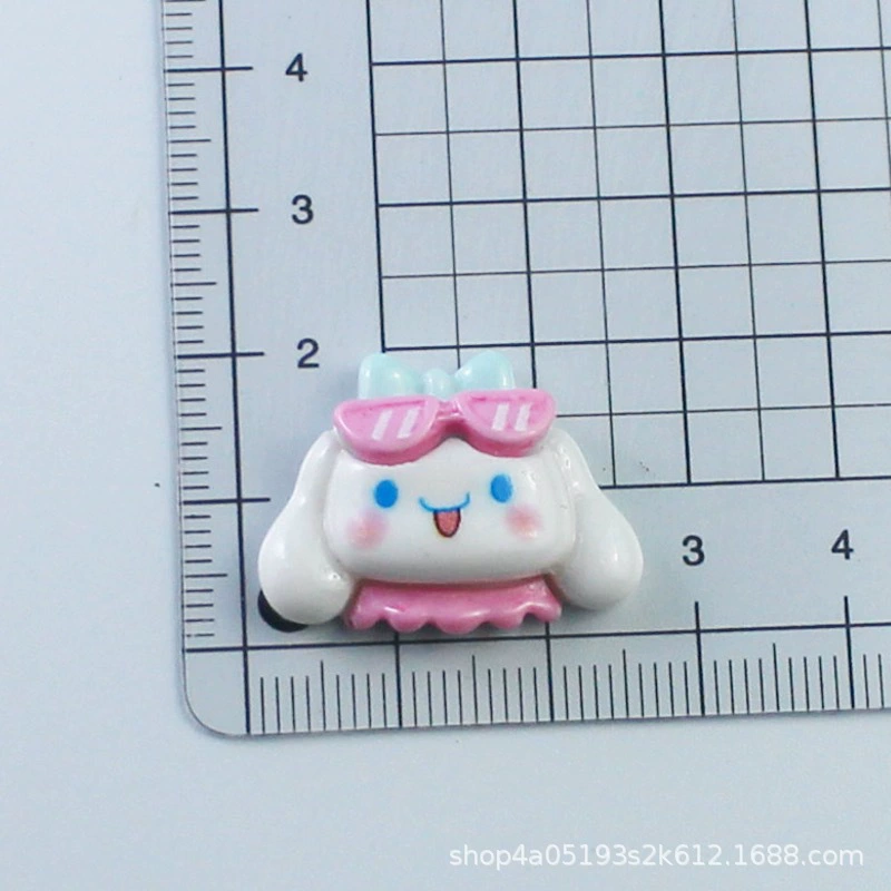 Sanrio, мультяшные солнцезащитные очки с аксессуарами, кремовый чехол для телефона, набор материалов, заколка для волос, аксессуар, обувь, ручной работы