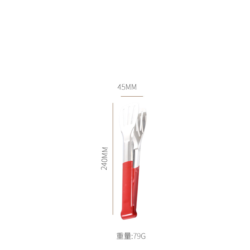 Pinzas para Alimentos y Barbacoa de Acero Inoxidable, Antióxido y Antipolvo, para Cocina