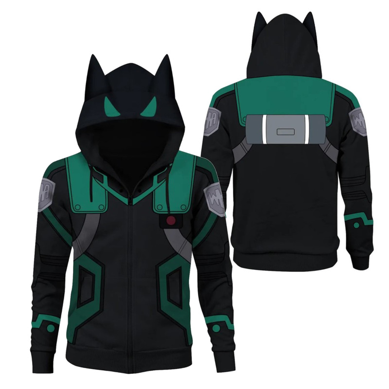 Cross-Border New Product: Space Suit Merchandise Series Digital Print Hooded Jacket Cosplay Anime Sweatshirt