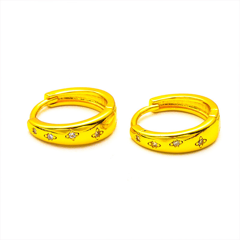 Unisex Jewelry Fashion Rhinestone earrings Jewelry earrings earrings streaming generation star earrings_voghion.com