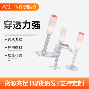 Integrated Ceiling Nail Gun, Mini Ceiling Nail Gun, Integrated Nail Gun with Steel Nail Cartridge
