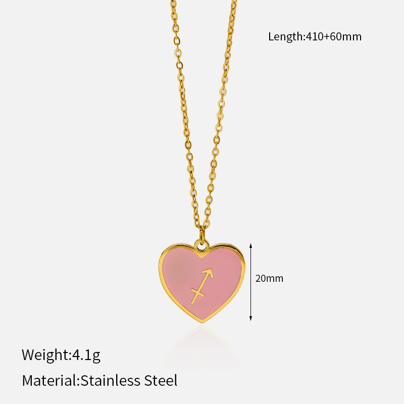 8g Weight Lobster Trigger Clasp Closure Clasp Closure Type 304 Stainless Steel Pendant Material Pendant Necklace Classification 304 Stainless Steel Chain Material Singapore chain, cable chain Chain Type 1 Piece Quantity Casual, Daily Occasion 304 Stainless Steel Material Heart Shape Pattern All Seasons Season Women's Gender Plating Design Elegant, Vintage Style Style Wholesale Jewelry Elegant Vintage Style Heart Shape 304 Stainless Steel Plating Singapore Chain Cable Chain Pendant Necklace 无
