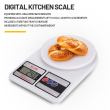 跨境爆款三量程可选电子秤10kg防泼洒秤盘奶茶冰粉商用1g精度