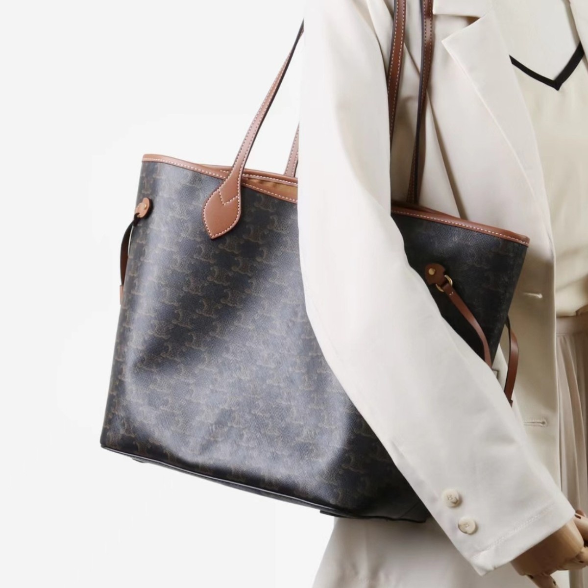 Mother-In-Law Bag 2025 Cowhide High-End Shoulder Tote Bag Work Clothing Large Capacity New Texture Handbag Genuine Leather Women's Bag