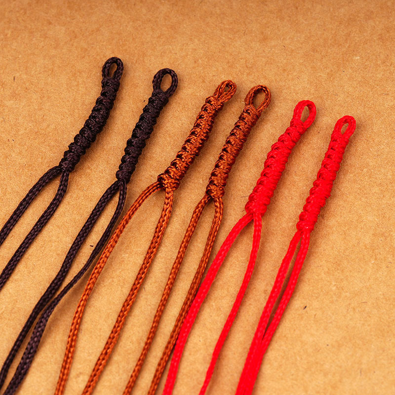 diy手工编织玉线金刚结钥匙扣绳子 钥匙扣挂件绳子钥匙扣挂绳配件