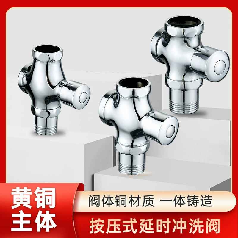 Клапан для промывки туалета ручной нажимной шкафы для сидения на корточках