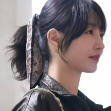 韩系韩版双面腰果花丝巾春秋服饰配饰衬衫领巾优雅时尚腰带飘带