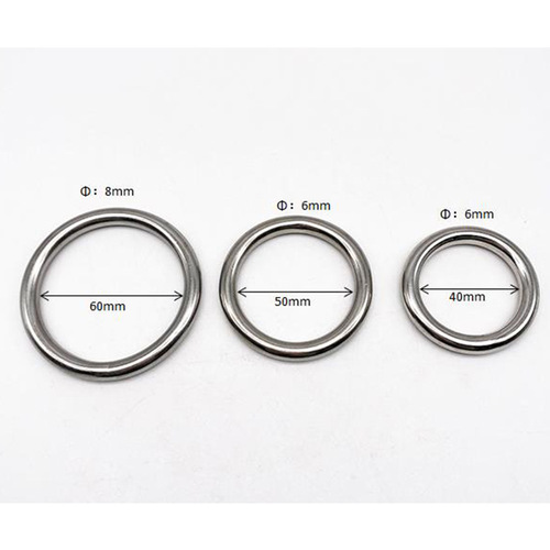批发304 316不锈钢圆环 O型环实心圆圈 焊接环 手拉圆环 链条圆环
