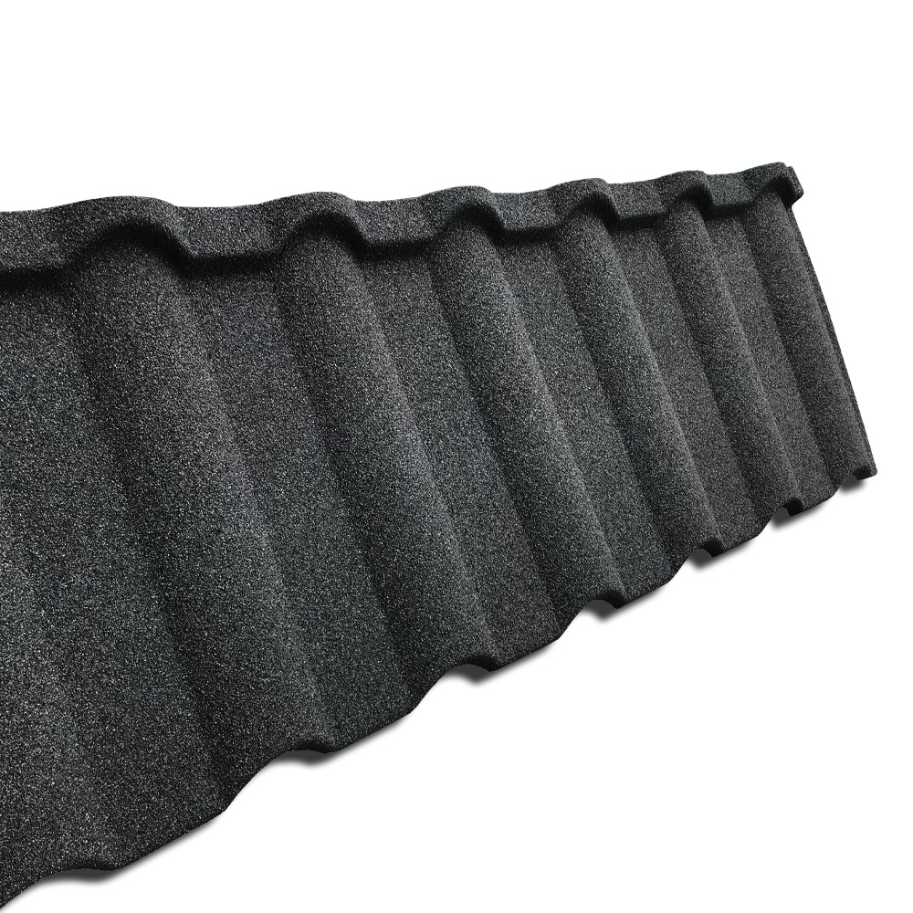 Tejas de piedra de color gris metalizado, tejas de estilo antiguo, duraderas por 50 años, paneles para techos de villas, tejas con revestimiento de aluminio y zinc, tejas de acero de color.