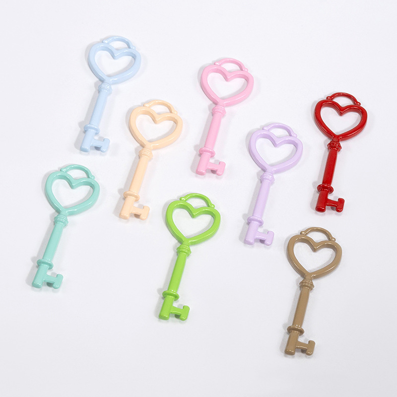 キーホルダーDIYハート型キーペンダント合金製ジュエリーネックレスイヤリングペンダント小物アクセサリー卸売|undefined