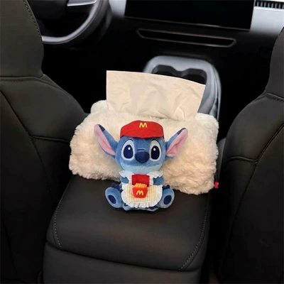 Tissue Holder, Seat-Mounted Car Tissue | Car tissue box/set - standard-mcdonalds-set-sitting-stitch