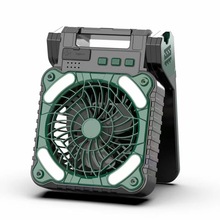 露营风扇野营帐篷小风扇锂电池风扇便携充电风扇户外太阳能风扇