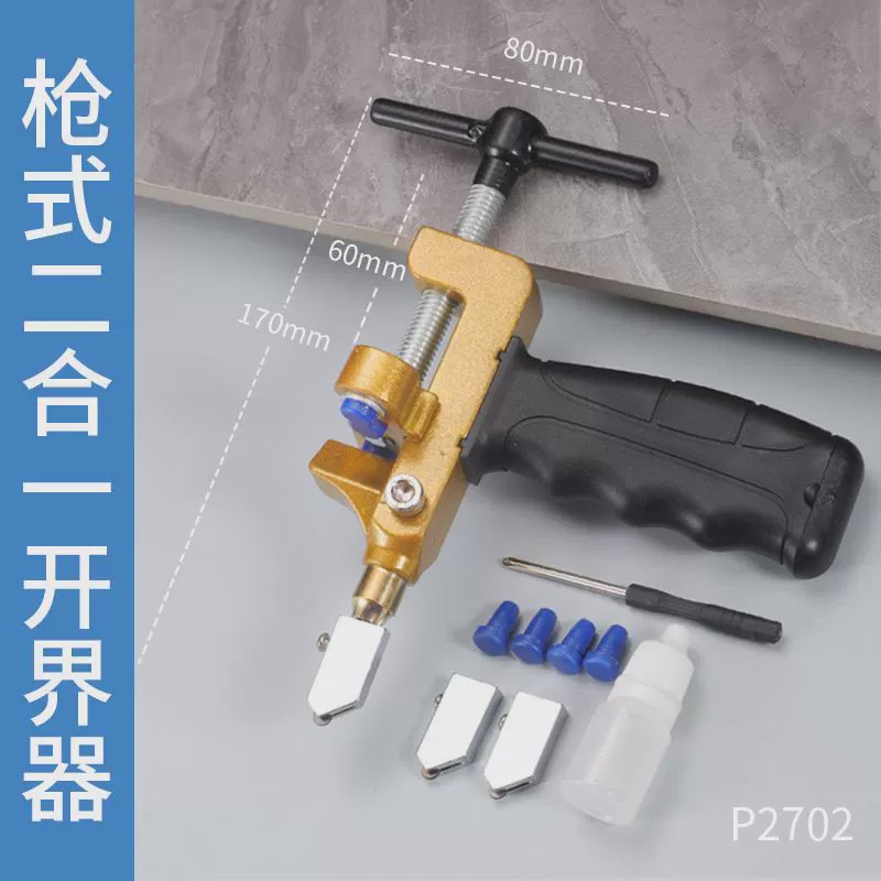 Cerámica tipo rodillo, artefacto de apertura especial, cuchillo de vidrio grueso, corte, cuchillo de apertura de piedra de diamante multifuncional, agarre manual