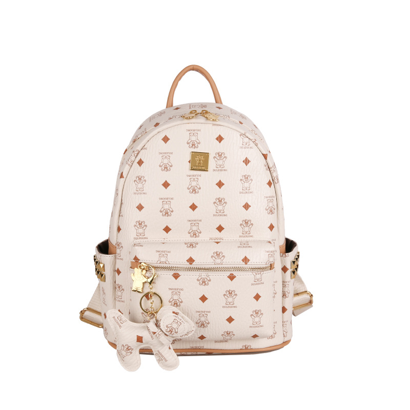 Bolso desnudo beige grande