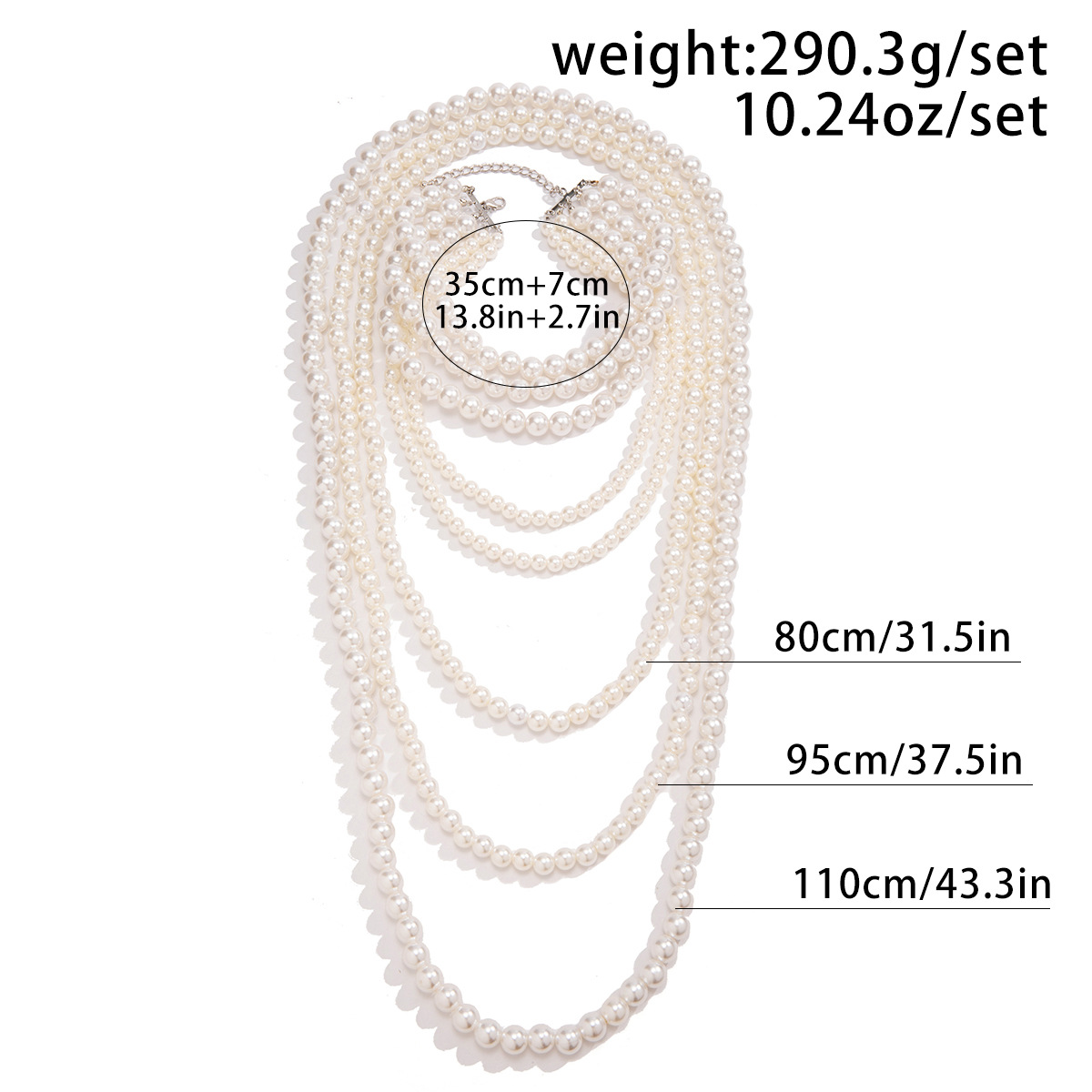 Simple Style Commute Round Imitation Pearl Beaded Women's Necklace display picture 2