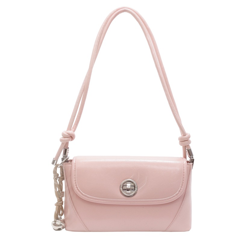 Bolsos debajo de las axilas de piel de cera retrógrada para mujeres 2025, nuevos bolsos de hombro de tendencia universal, bolsos de alta calidad coreanos.