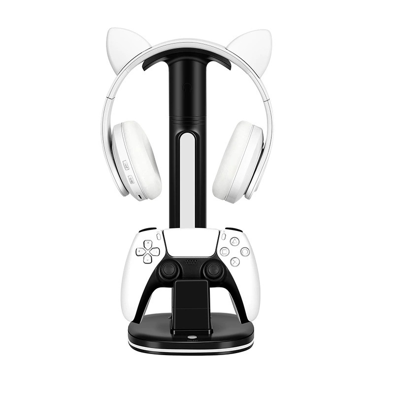 PS5/PS4/XBOXSERIESX/SWITCH Pro handle charging bracket with headset hanging rack RGB color lamp