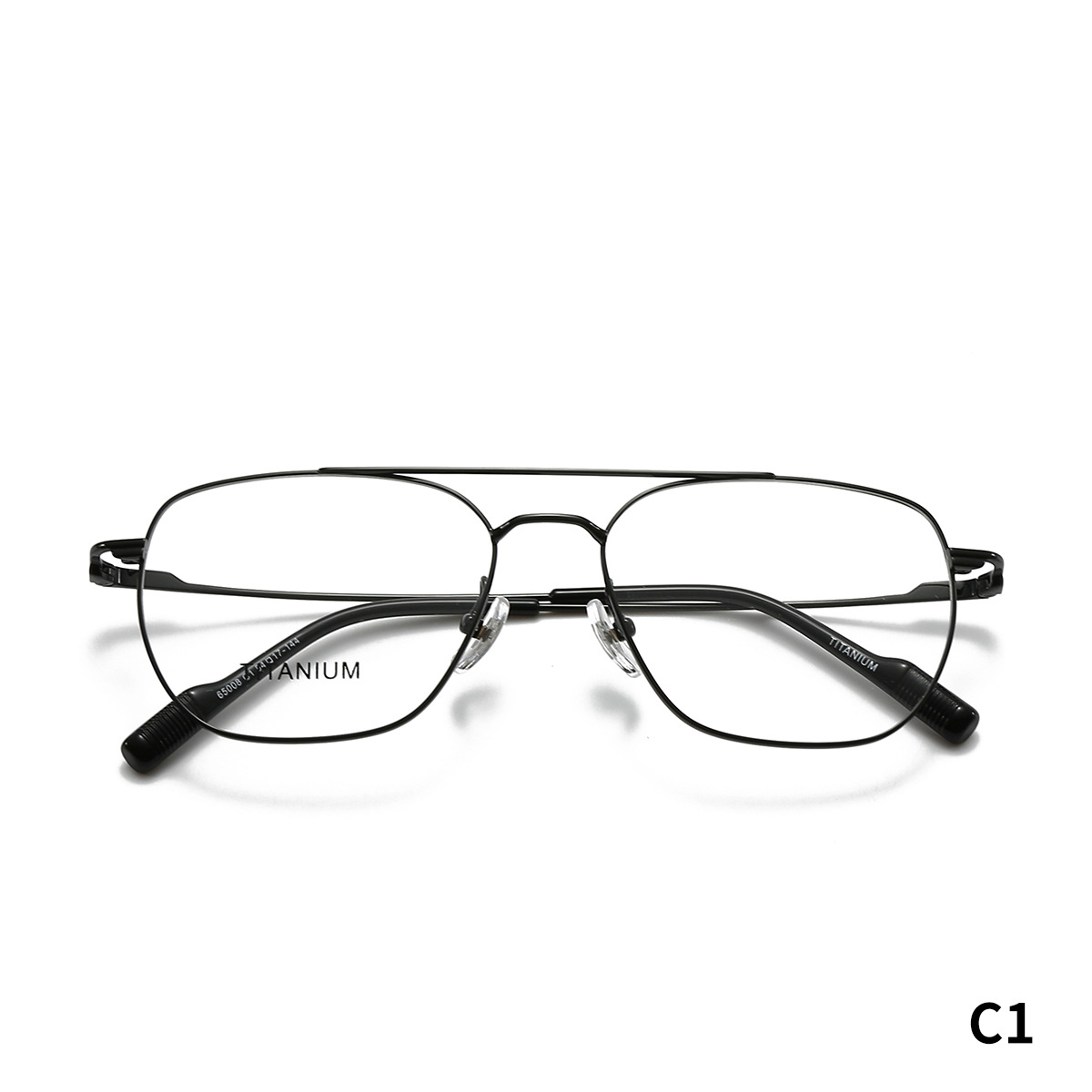 STUDIOMUKU gafas de madera cool aire abierto cuadrado marco de gafas de doble haz cómodos marco de gafas de negocios ultraligero