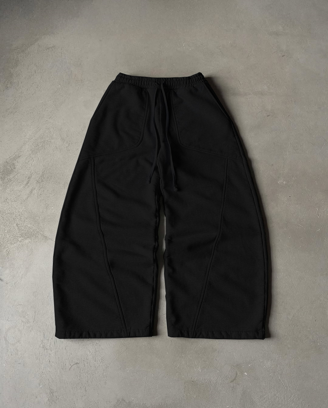 Pantalones deportivos holgados para hombre, estilo informal, con cordón ajustable, costuras visibles, a la moda, de otoño/invierno 2025, de corte ancho y personalizados. image 8