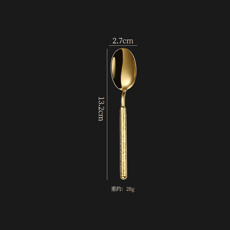 ラウンドダイヤモンド 304 ステンレス鋼洋食ナイフとフォーク高級食器ホテルステーキナイフとフォーク洋食レストランナイフとフォークコーヒースプーン|undefined