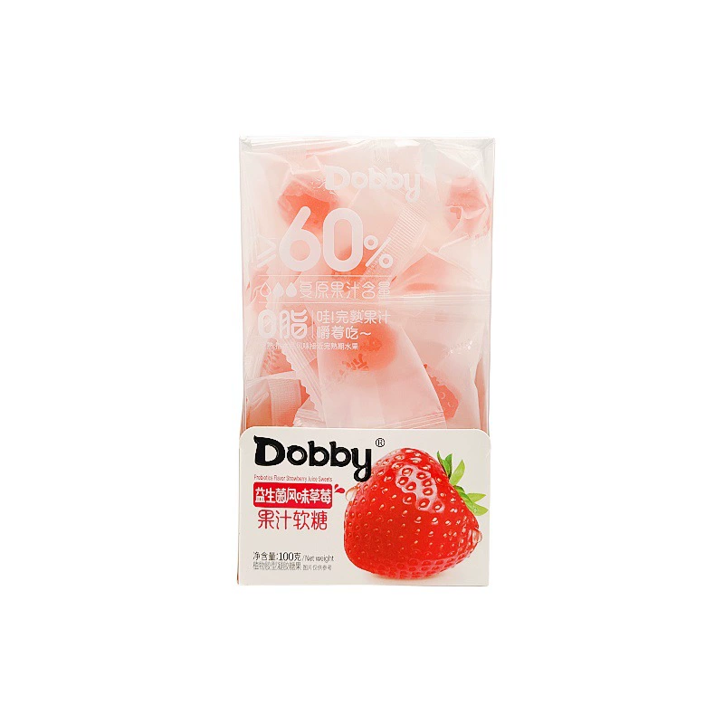Taiwan Dobby juice, fudge, fruit flavor candy casual snack food whole box of the whole box of wholesale travel frog