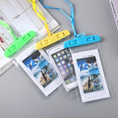 Manufacturer's new rider cartoon marine animal pvc transparent touch screen photo rafting waterproof cover mobile phone waterproof bag