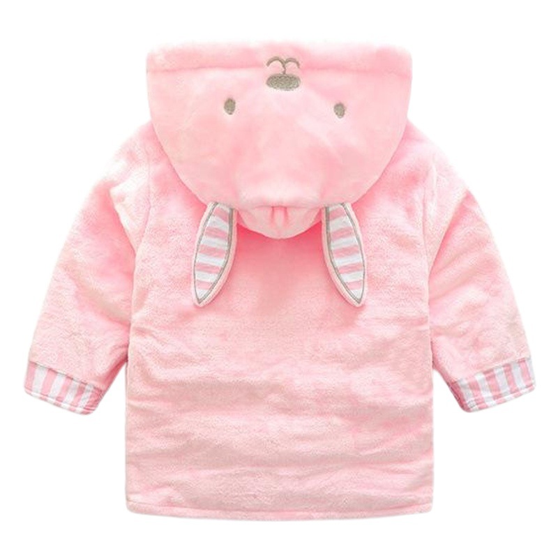 2019 nuevo Albornoz de franela lindo ratón homewear infantil Albornoz animal de los niños entrega de una sola pieza