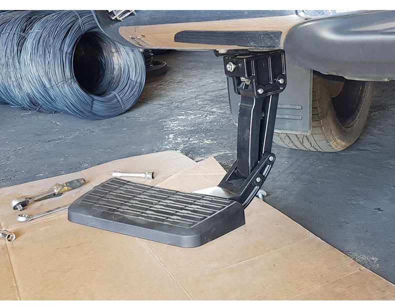 2016-2023 Volkswagen Amarok Pickup Truck Modification Accessories, Rear Folding Step, Thickened Load-Bearing Boarding Step