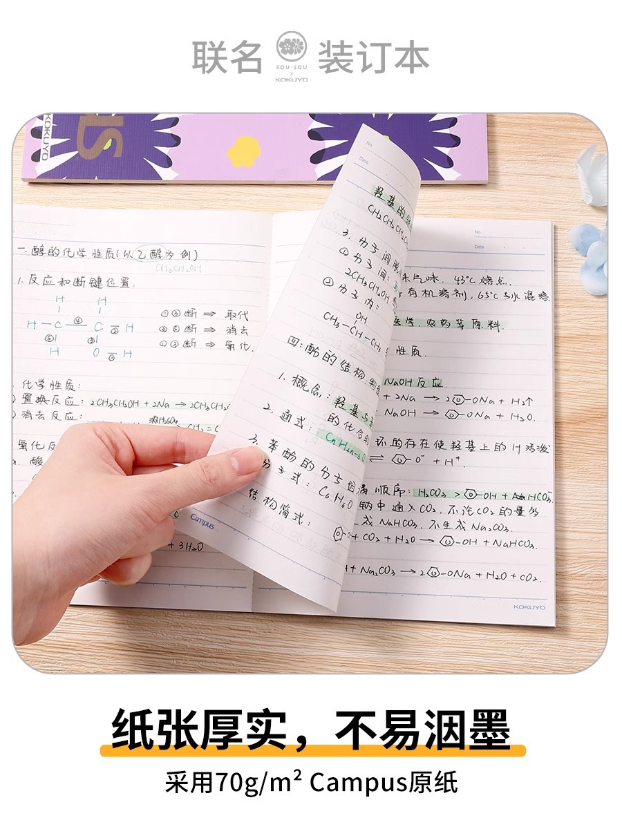 Japonés kokuyo reputación nacional SOUSOU nombre conjunto limitado encuadernación portátil inalámbrico B5A5 traje campus