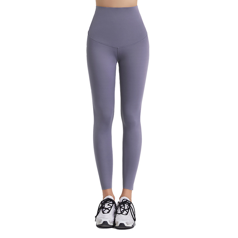 2024 nuevo cintura alta cadera elevación jalea Barbie pantalones de las mujeres elástico apretado vientre contracción yoga pantalones desgaste exterior tocando fondo fitness Pantalones