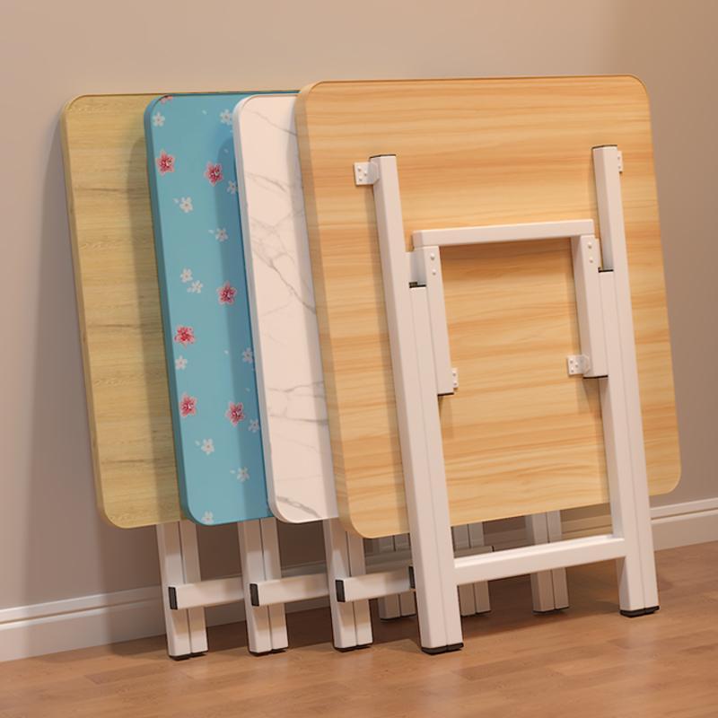 Mesa plegable, mesa de comedor, hogar, mesa de comedor simple multifuncional, casa de alquiler, puesto portátil al aire libre, mesa pequeña para cenar