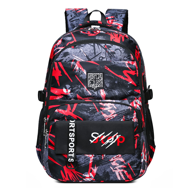 Mochila de impresión de camuflaje de comercio exterior transfronterizo mochila de ocio de gran capacidad mochila de computadora mochila de estudiantes de secundaria y secundaria
