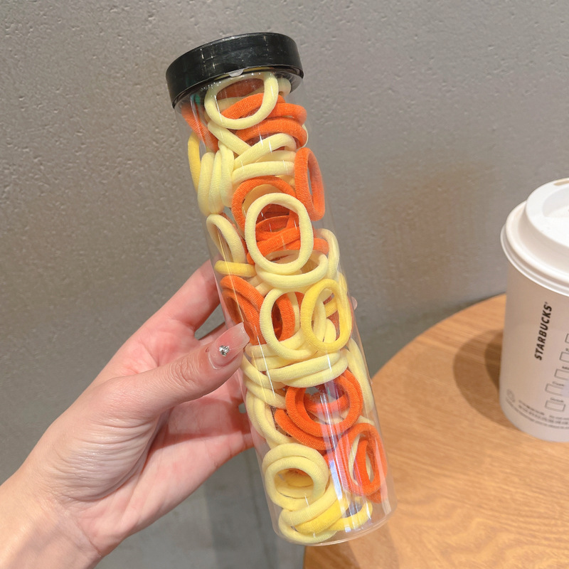 2025 nuevo estilo simple y versátil banda para el cabello sin costuras diadema duradera y de alta elasticidad que no daña el cabello coleta gruesa cuerda para el cabello sombreros