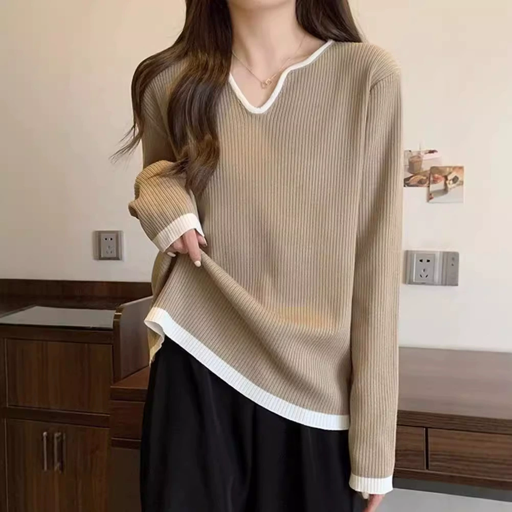 Футболка с короткими рукавами с длинными рукавами для женщин весной, осенью и зимой