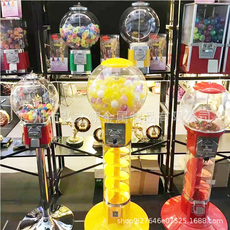 Máquina de gashapon grande Accesorios de lotería de escritorio comercial Cápsula de café Caja ciega Ghapon retorcido Bola elástica Máquina de agarre de muñeca