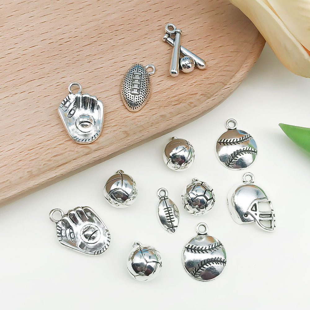 33g Weight Pendant Jewelry Making Type 10-30mm Jewelry Making Size DIY Jewelry Accessories Classification 1 Set Quantity Zinc alloy Material Human, Letter, Ball Pattern Casual, Simple Style Style 1 Set 10-30mm Zinc Alloy Human Letter Ball Pendant 7