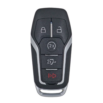 Suitable for 5-key Ford Edge, Mondeo, Explorer car key replacement shell (sedan/SUV) (Car Keys) - standard-suv