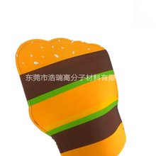 订做冲压EVA泡沫玩具手掌 双面多色印刷手掌套 球迷海绵助威手指