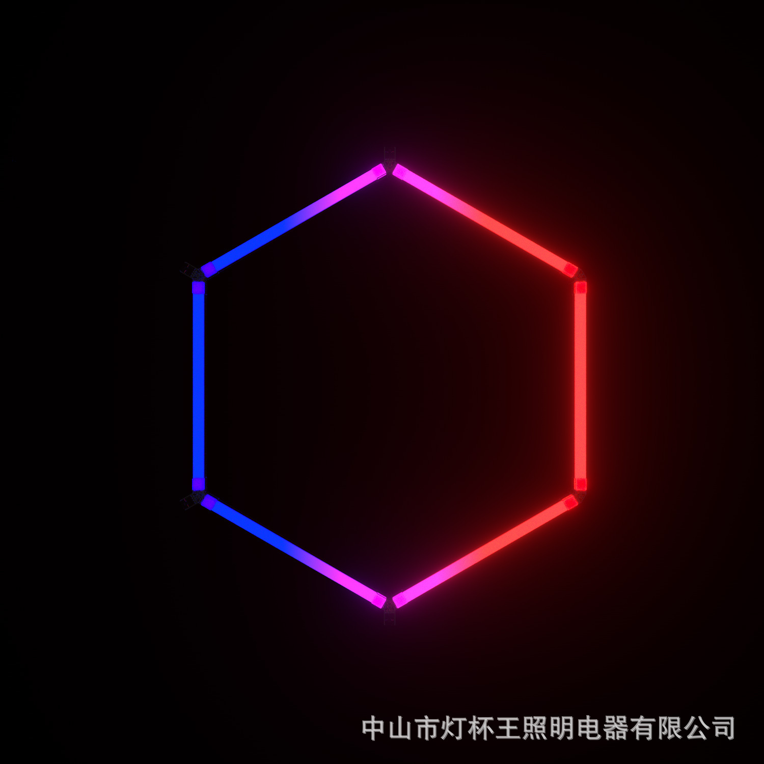 Copa de lámparas rey comercio exterior estilo RGB atmósfera de luces deportivas sala KTV gimnasio bar música ritmo decida panal lámpara de pared