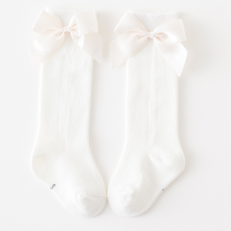 Women's Fashion Bow Knot Cotton Bowknot Crew Socks 2 Pieces display picture 10